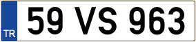 Truck License Plate